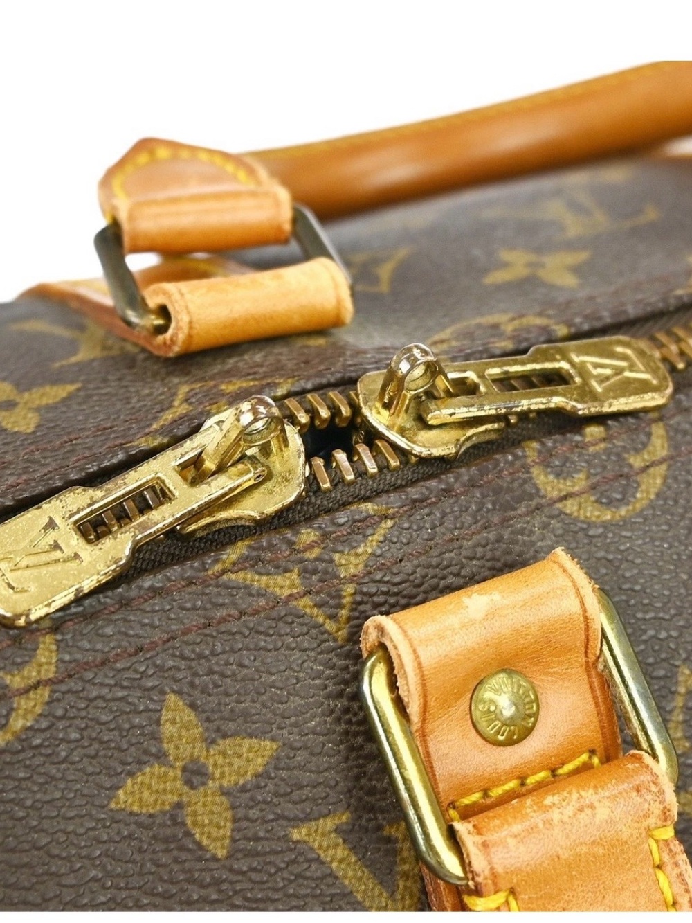 Authentic Louis Vuitton keepall 55 monogram duffle bag unisex travel - Picture 7 of 14